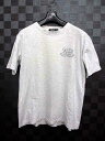 ルイバーサス LOUIS VERSUS Tシャツ カットソー 半袖 グレー M ※KK599 160615 春夏 メンズ 【ベクトル 古着】【中古】 160615