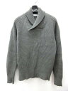 ユニクロ UNIQLO ルメール ニット セーター ショールカラー リブ グレー M ※ZZ3927 170302 メンズ 【中古】【ベクトル 古着】 170304 ブランド古着ベクトルプレミアム店