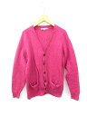 ユニクロ UNIQLO カーディガン ニット ラムウール ピンク M ※SS545 170813 レディース 【中古】【ベクトル 古着】 170813 ブランド古着ベクトルプレミアム店