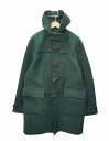 ファンダメンタルアグリーメントラグジュアリー. FUNDAMENTAL AGREEMENT LUXURY ダッフルコート メルトン ロング FDMTL トグル ハチドリ フード ウール L 緑 グリーン C71533 メンズ 【中古】【ベクトル 古着】 170619 ブランド古着ベクトルプレミアム店