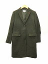 ユニクロ UNIQLO INES イネス チェスターコート ウール コラボ 無地 L こげ茶 ブラウン C73897 レディース 【中古】【ベクトル 古着】 170713 ブランド古着ベクトルプレミアム店