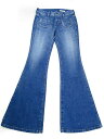 未使用品 Lindsay リンジー デニム パンツ ブーツカット ポケット 26 インディゴ※M-4433 レディース 【ベクトル 古着】【中古】 160314