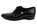 ランバン LANVIN ビジネスシューズ レースアップ メダリオン 24.5 黒 /TK メンズ 【中古】【ベクトル 古着】 170519 ブランド古着ベクトルプレミアム店