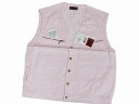 鳶 TOBI カセヤマ ワークベスト 作業着 Cピンク M ラチネ メンズ 【ベクトル 古着】【中古】 160504