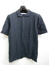 ユニクロ UNIQLO ルメール LEMAIRE ポロシャツ 半袖 鹿の子 ネイビー 紺 L 【中古】【ベクトル 古着】 170211 ブランド古着ベクトルプレミアム店