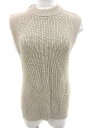ユニクロ UNIQLO ベスト コットンニット ベージュ size M 170602 レディース 【中古】【ベクトル 古着】 170602 ブランド古着ベクトルプレミアム店