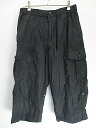 ユニクロ UNIQLO ハーフパンツ ショートパンツ カーゴ イージー 黒 ブラック S メンズ 【中古】【ベクトル 古着】 170118 ブランド古着ベクトルプレミアム店