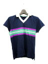 ユニクロ UNIQLO マイケルバスティアン Michael Bastian コラボ ポロシャツ 半袖 ボーダー S 紺 メンズ 【中古】【ベクトル 古着】 170127 ブランド古着ベクトルプレミアム店