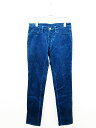 ローリーズファーム LOWRYS FARM パンツ スキニー コーデュロイ M 青 ブルー レディース 【中古】【ベクトル 古着】 170512 ブランド古着ベクトルプレミアム店