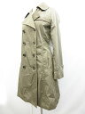 ルスーク Le souk コート トレンチ スプリング ハーフ丈 シンプル ベージュ 36 レディース 【中古】【ベクトル 古着】 170205 ブランド古着ベクトルプレミアム店