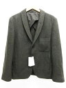 未使用品 ユニクロ UNIQLO ルメール LE MAIRE ジャケット ショールカラー ショート丈 ダークグリーン 深緑 S メンズ 【中古】【ベクトル 古着】 170611 ブランド古着ベクトルプレミアム店