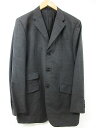 コムサデモードメン COMME CA DU MODE MEN テーラードジャケット 3B 上着 スーツ 背抜き 3 グレー メンズ 【ベクトル 古着】【中古】 160905