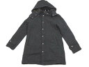 THE SMOCK SHOP キルティング コート ジャケット 中綿 ウール size S チャコールグレー K-6706 レディース 【中古】【ベクトル 古着】 170718 ブランド古着ベクトルプレミアム店