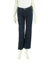 ヘルムートラング HELMUT LANG ベルボトムス デニムパンツ ボトムス 26インチ コットン100% 青 ブルー レディース 【ベクトル 古着】【中古】