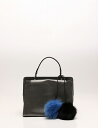 ジャンニキャリーニ GIANNI CHIARINI ハンドバッグ ショルダーバッグ シルバーグレー レザー 保存袋 ファーチャーム付き 2WAY レディース 【中古】【ベクトル 古着】 ブランド古着ベクトルプレミアム店