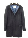 サカイ sacai チェスターコート ウール 黒 ブラック 2 IBS 1216 メンズ 【中古】【ベクトル 古着】 161216 ブランド古着ベクトルプレミアム店