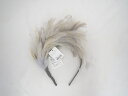 未使用品 Selima Hats セリマハッツ カチューシャ 羽 ライトグレー /☆F2135 レディース 【ベクトル 古着】【中古】 150831