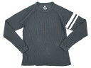 桃太郎ジーンズ MOMOTARO JEANS ロンT サーマル 出陣ライン コットン 長袖 グレー S 美品 レディース 【ベクトル 古着】【中古】 160107