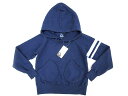 未使用品 桃太郎ジーンズ MOMOTARO JEANS パーカー スウェット ハイネック 長袖 出陣ライン S ネイビー ST141 レディース 【ベクトル 古着】【中古】 160108