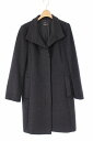 23区 オンワード樫山 コート ロング アンゴラ混 38 黒 レディース 【中古】【ベクトル 古着】 170209 ブランド古着ベクトルプレミアム店