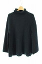 ルノンキュール Lugnoncure ポンチョ ニット タートルネック M ネイビー レディース 【中古】【ベクトル 古着】 170331 ブランド古着ベクトルプレミアム店