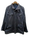 ドレステリア DRESSTERIOR ジャケット ジップアップ ストライプ 40 紺 グレー /OG9 ■CA メンズ 【中古】【ベクトル 古着】 180705 ブランド古着ベクトルプレミアム店