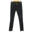 【中古】サムシング something Vienus Jean ジーンズ デニム ストレッチ ビンテージ加工 インディゴ 27 レディース 【ベクトル 古着】 191108 ベクトルプレミアム店
