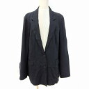 アンタイトル UNTITLED ジャケット テーラード 2B 総裏 ストレッチ 黒 ブラック 44 レディース 【中古】【ベクトル 古着】 180801 ブランド古着ベクトルプレミアム店
