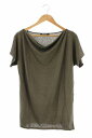 マックスマーラ MAX MARA チュニック カットソー 半袖 カーキ /YS レディース 【中古】【ベクトル 古着】 180515 ブランド古着ベクトルプレミアム店