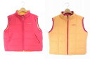 エルエルビーン L.L.BEAN ベスト ダウン ジップアップ リバーシブル L 14/16 ピンク /HK ■CA キッズ 【中古】【ベクトル 古着】 180810 ブランド古着ベクトルプレミアム店