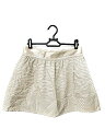【中古】ジルスチュアート JILL STUART スカート フレア ミニ ボーダー 4 ベージュ /AKK17 レディース 【ベクトル 古着】 190228 ブランド古着ベクトルプレミアム店