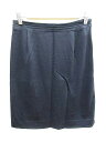 【中古】ユナイテッドアローズ UNITED ARROWS スカート タイト ひざ丈 麻 リネン 36 紺 ネイビー /YK レディース 【ベクトル 古着】 190806 ベクトルプレミアム店