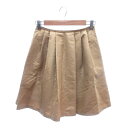 【中古】ユナイテッドアローズ UNITED ARROWS フレアスカート ミニ 36 ベージュ /ST レディース 【ベクトル 古着】 200402 ベクトルプレミアム店