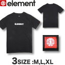 ELEMENT エレメントメンズ 半袖Tシャツ スケボー BLK 黒【あす楽対応】【メール便対応】ELM-1805