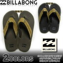 ビラボン BILLABONG メンズ ビーチサンダル サーフブランド ビーサン 牛革レザーストラップ ラバーソール【あす楽対応】