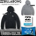 ビラボン メンズ 水陸両用 ラッシュガード BILLABONG 長袖 パーカー ジップアップ サーフブランド 水着 M,L,XLサイズ 【紫外線対策あす楽対応】【メール便対応】アウトレット ラッシュパーカー UVパーカーAH011-859