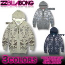 【50%OFF!!】ビラボン レディース BILLABONG パーカー ネイティブ柄 フリースニット フード裏ボア ジップアップ 長丈 ジャケット【あす楽対応】 AG014-015