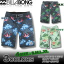 ビラボン メンズ サーフパンツ ボードショーツ 水着 BILLABONG 海パン トランクス サーフブランド アウトレット Sサイズ?XL.2Lサイズ あす楽対応 交換対応 メール便対応 AF011-408