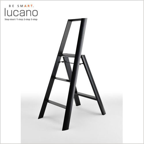 【送料無料】【lucano(ルカーノ)】【脚立】【おしゃれな踏台】　3-step(3段)　…...:auc-ventistyle:10003553
