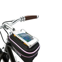 スマホ・iPhoneタッチパネル操作可！自転車用携帯バッグ/ポーチの画像