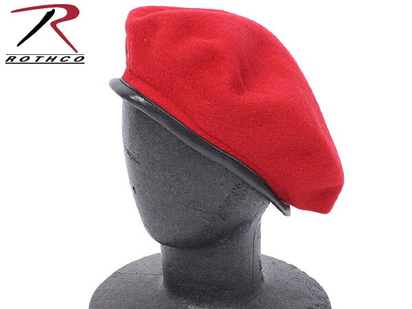 【WIP】ROTHCO ロスコ 米軍G.I.ベレー帽 レッドミリタリーキャップ