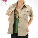 【WIP】ROTHCO ロスコ レディース VINTAGE BDU SHIRT カーキ　ミリタリーシャツ【メンズ】【楽天】【WIP】ROTHCO ロスコ ミリタリー