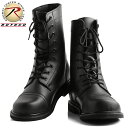 クーポンで15%割引対象◆ROTHCO ロスコ G.I. STYLE レザーコンバットブーツ BLACK 5075 mss WIP メンズ 旅行 レジャー 帰省