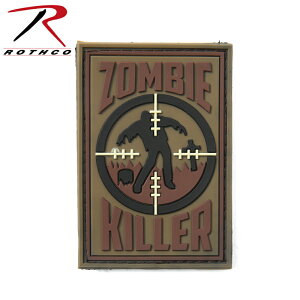 15％OFFクーポン対象◆【ネコポス対応】 ROTHCO ロスコ 72203 PVC ZOMBIE KILLER パッチ ROTHCO ロスコ WIP メンズ ミリタリー アウトドア