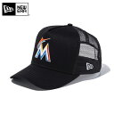 只今対象商品20%OFF◆【メーカー取次】 NEW ERA ニューエラ 9FORTY D-Frame Trucker マイアミ・マーリンズ ブラック 11433993 メッシュキャップ メンズ ミリタリー アウトドア WIP-1 ハロウィン コスプレ