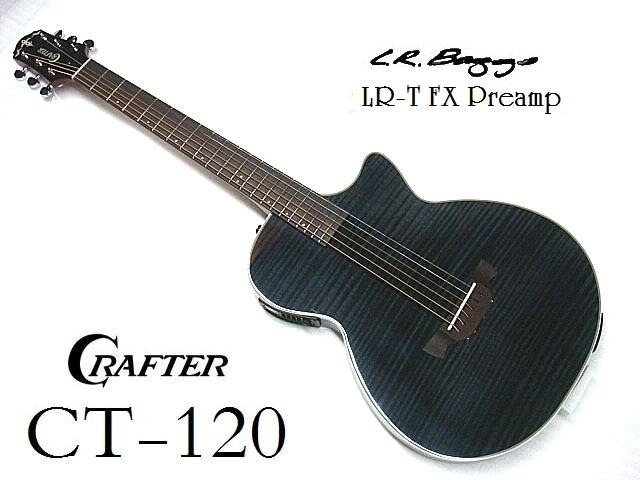 【送料無料】【期間限定ギグケース付】Crafter クラフター CT-120 TBK◆ソリッドエレアコ