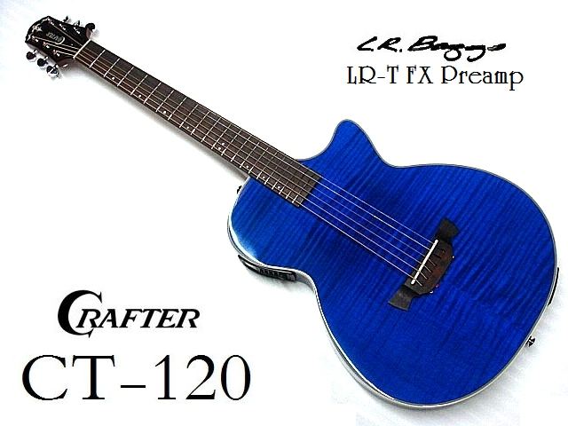 【送料無料】【期間限定ギグケース付】Crafter クラフター CT-120 TBU◆ソリッドエレアコ