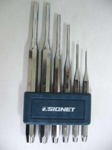 ■シグネット SIGNET ピンポンチセット 6本セット 60501