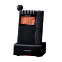 【新品】Panasonic パナソニック ポータブルラジオ RF-ND380RK ブラック FM/AM対応