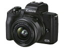【即日発送】【新品】Canon (キヤノン) EOS Kiss M2 EF-M15-45 IS STM レンズキット ブラック